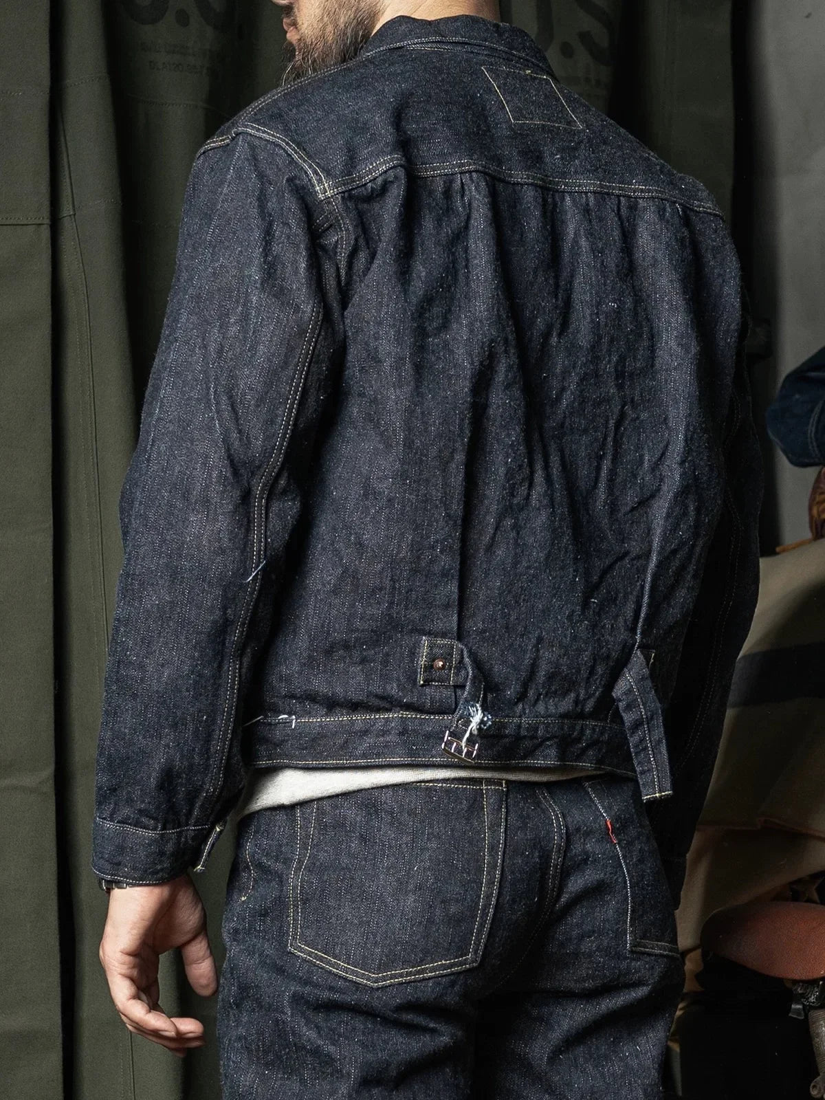 MonoSky Classic Raw Selvedge Winter Coat