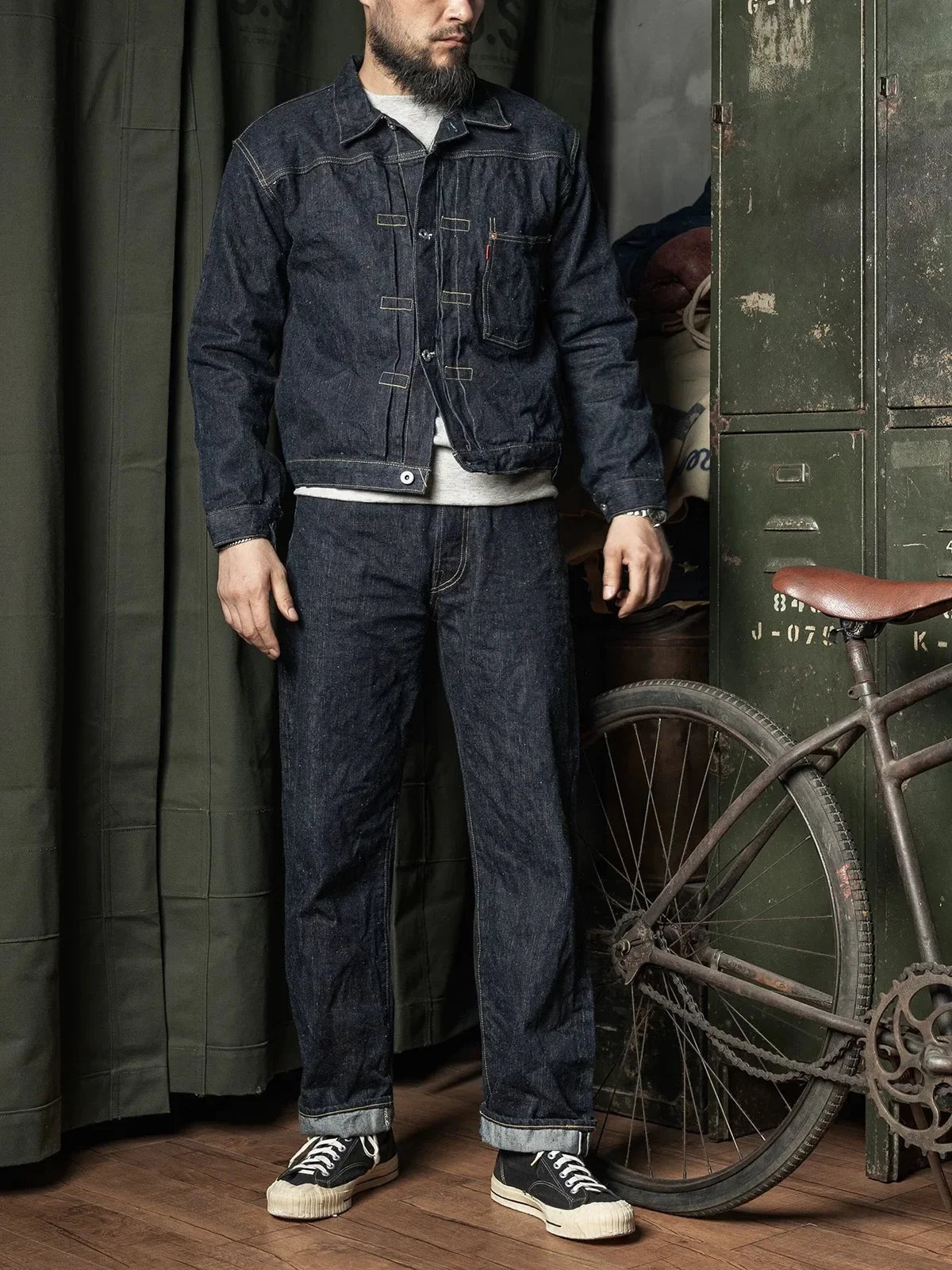 MonoSky Classic Raw Selvedge Winter Coat