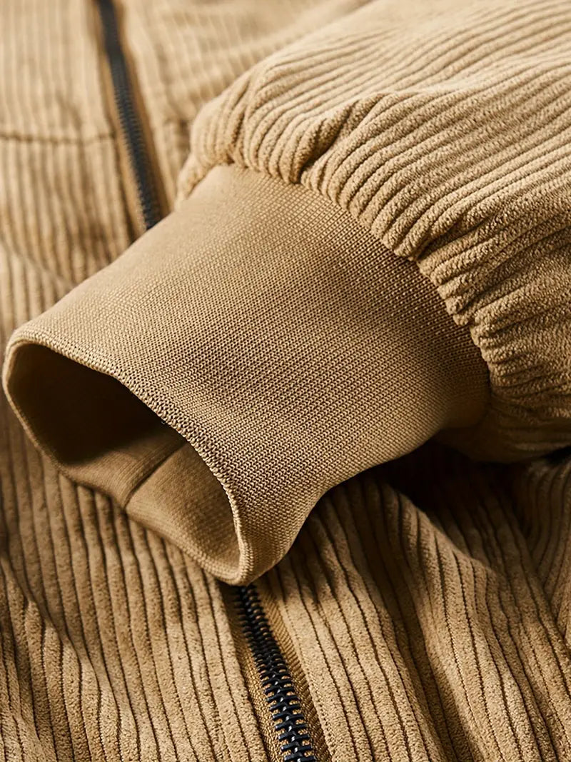 MonoSky Men’s Heritage Corduroy Winter Jacket – Warm Outerwear
